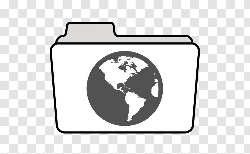 Globe World Map Earth - Monochrome Photography Transparent PNG