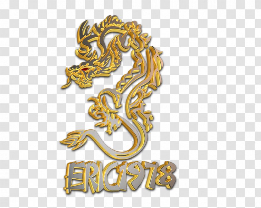 Logo 3D Computer Graphics Gold Dragon - Body Jewelry Transparent PNG