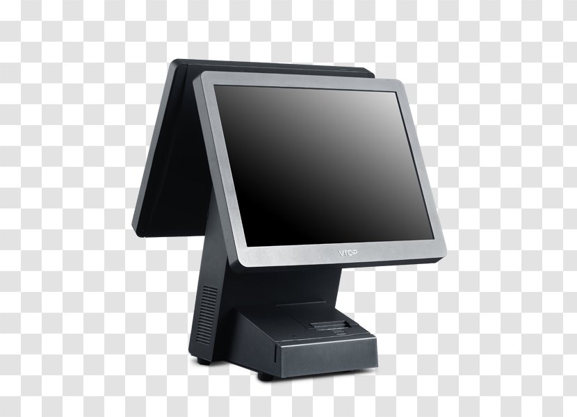Point Of Sale Computer Hardware Cash Register Touchscreen Monitors - Keyboard Wire Shelf Transparent PNG