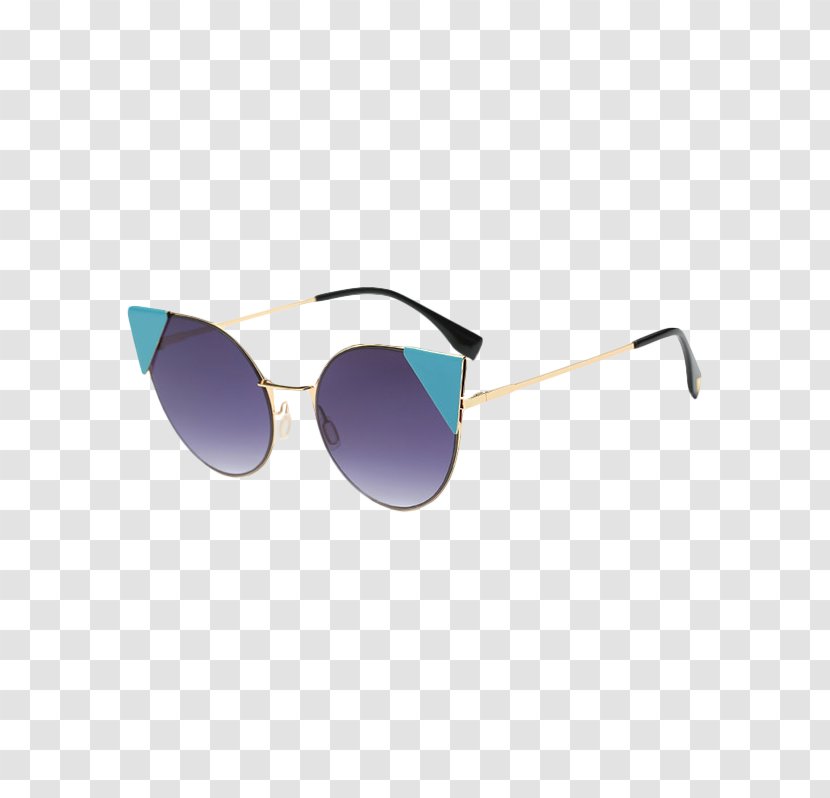 Sunglasses Goggles Eyewear Clothing Accessories - Purple - Irregular Border Transparent PNG