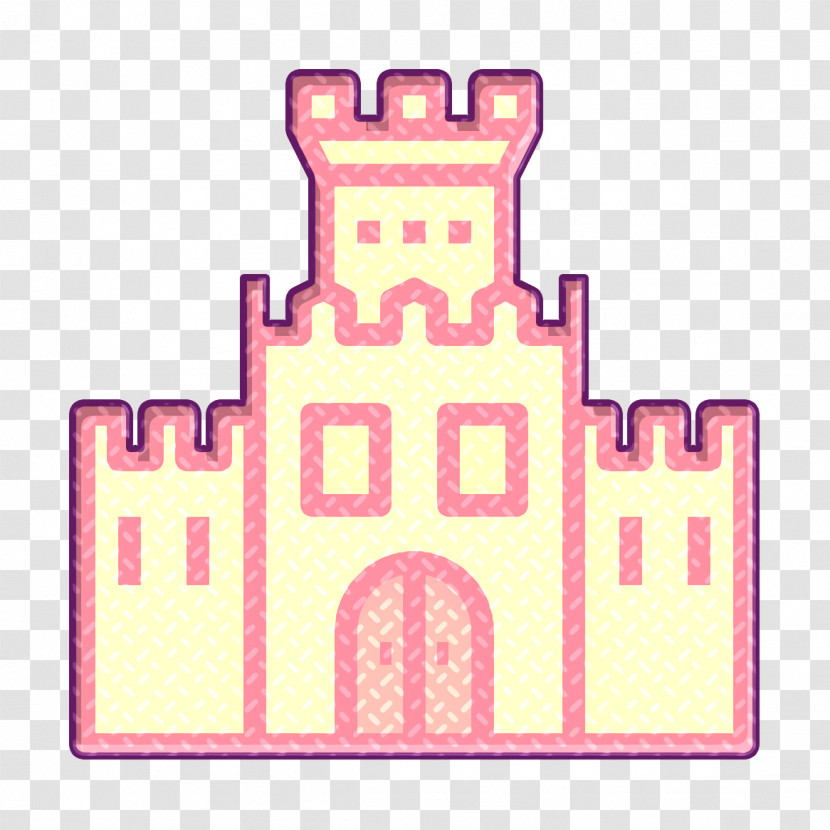 Fortification Icon Fortress Icon Game Elements Icon Transparent PNG