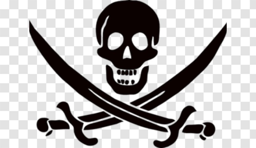 Piracy Jolly Roger Clip Art Image - Springbok Banner Transparent PNG
