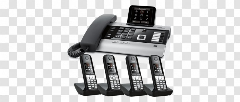 Gigaset Communications Digital Enhanced Cordless Telecommunications DX800A All In One Telephone - Ip Pbx - Electronics Transparent PNG