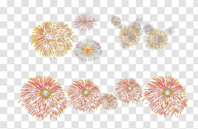 Red Pink - Fireworks Transparent PNG