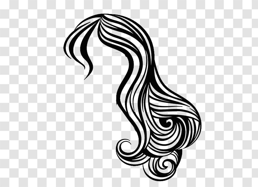 Hairstyle Beauty Parlour Illustration - Head - Vector Long Hair, Curly Ladies Hair Transparent PNG