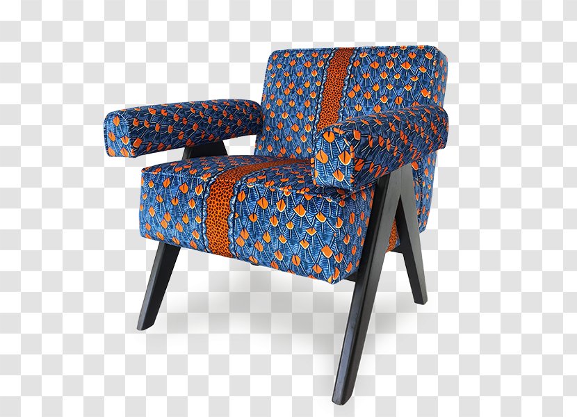 Chair Cobalt Blue Armrest - Furniture Transparent PNG