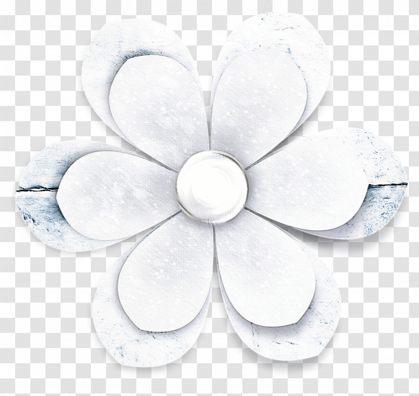 White Petal Plant Flower Transparent PNG