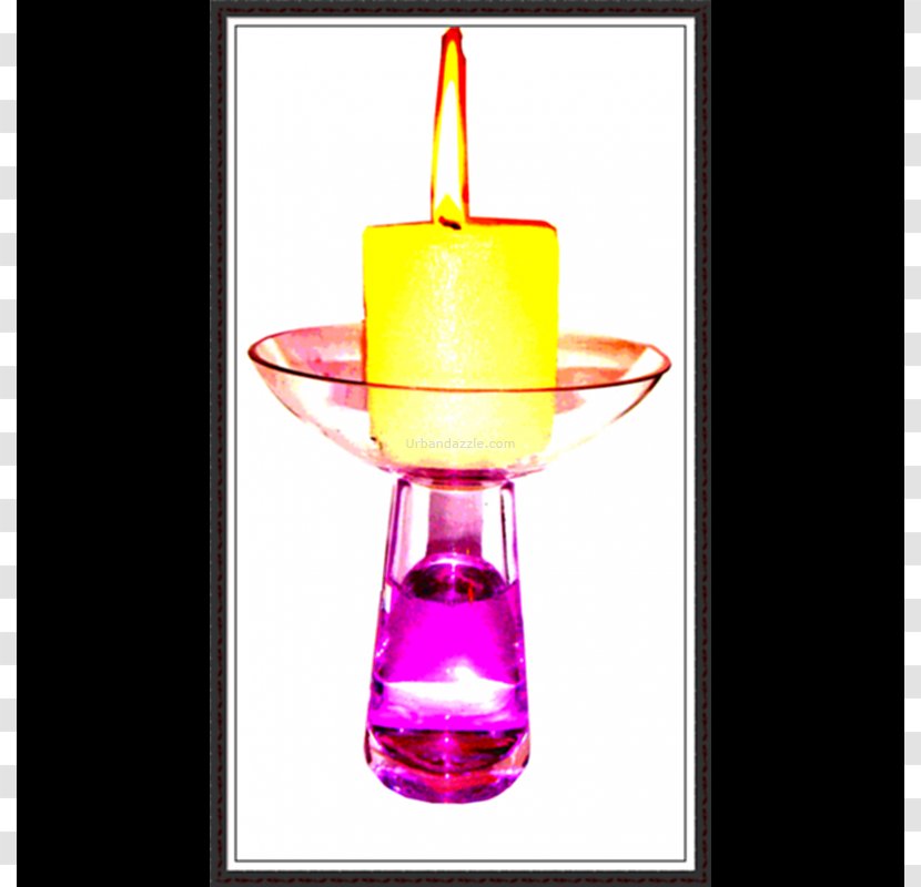 Glass Bottle Magenta Lighting - Tableware Transparent PNG