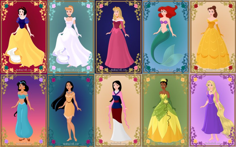 Princess Jasmine Cinderella Ariel Fa Mulan Rapunzel - Disney - Princesses Transparent PNG