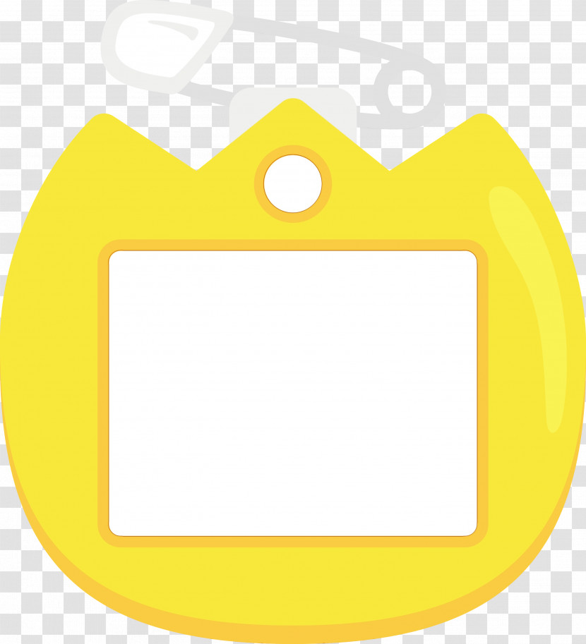 Yellow Line Icon Rectangle Square Transparent PNG