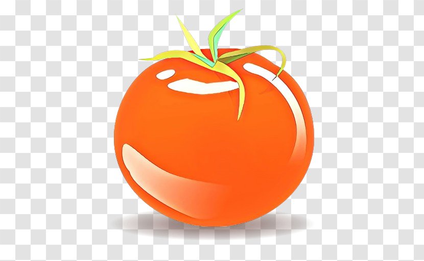 Tomato Cartoon - Tangerine - Logo Superfood Transparent PNG