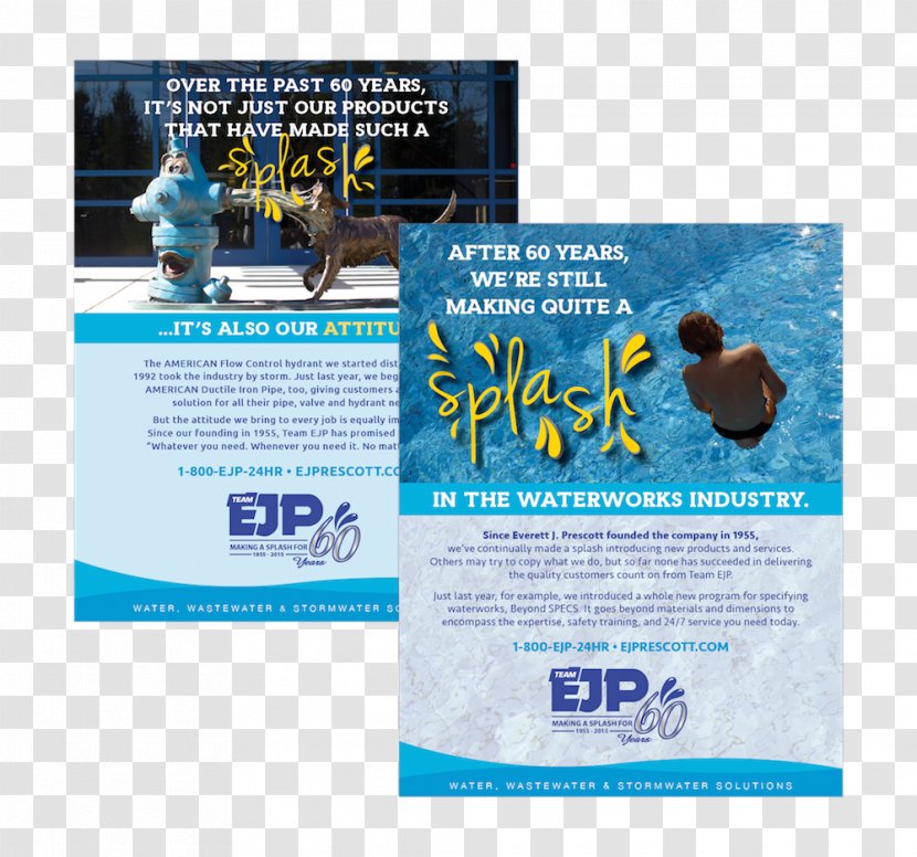 Advertising Brand Water Brochure Transparent PNG