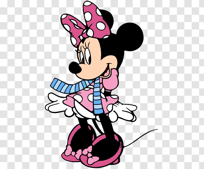 Minnie Mouse Daisy Duck Scarf Mickey Clip Art - Watercolor Transparent PNG