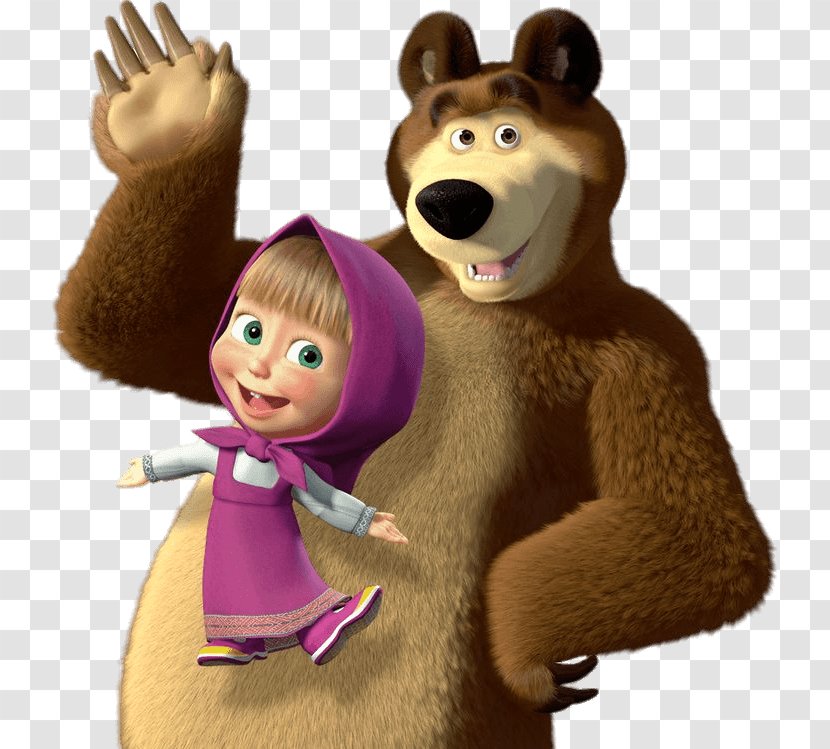 Masha And The Bear Clip Art - Stuffed Toy Transparent PNG