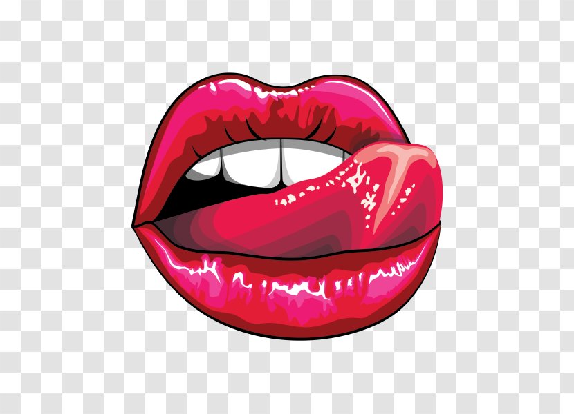 Vector Graphics Lips Stock Photography Illustration Tongue - Outlast Transparent PNG