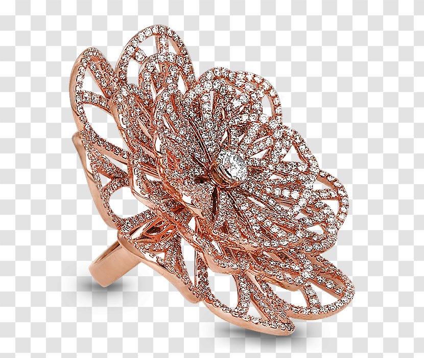 Cocktail Ring Brooch India Body Jewellery - Navbharat Times Transparent PNG