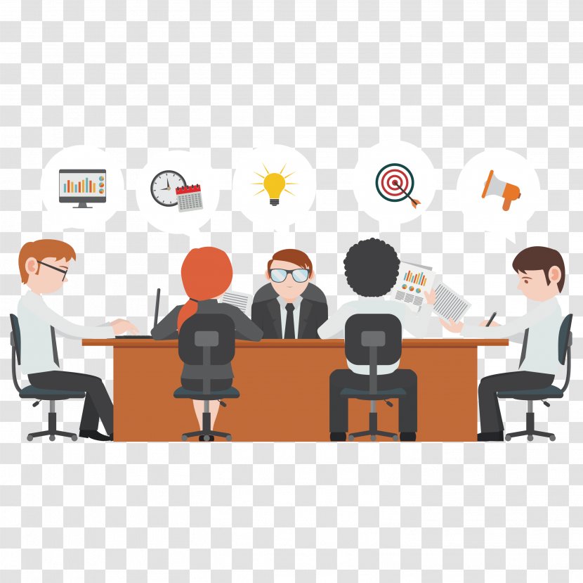 Vector Graphics Meeting Business Clip Art - Convention Transparent PNG