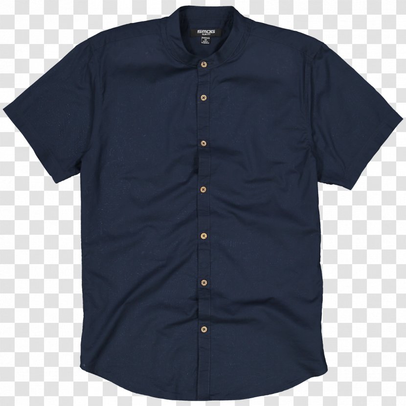 T-shirt Sleeve Dress Shirt Clothing - Blue Transparent PNG