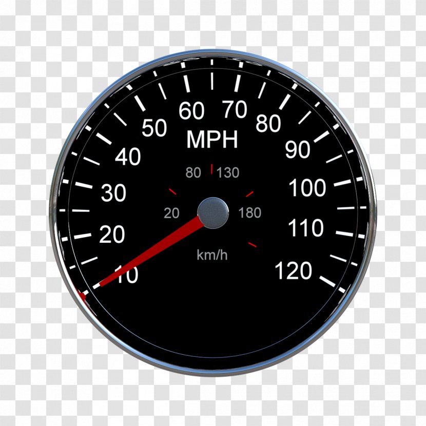 Car Motor Vehicle Speedometers Tachometer Gauge - Odometer - Speedometerhd Transparent PNG