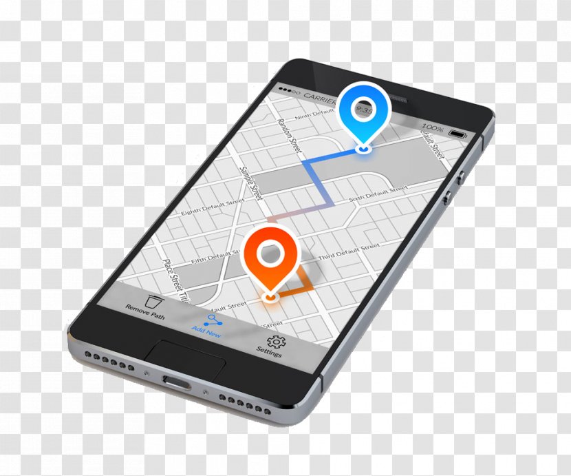 GPS Navigation Device Smartphone Mobile - Electronic - Phone Location Transparent PNG