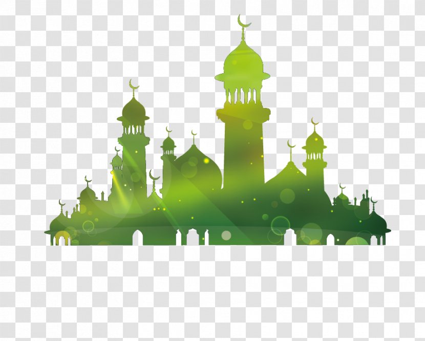 Eid Al-Fitr Mubarak Al-Adha Ramadan Mawlid - Wish - Mosque Silhouette Transparent PNG
