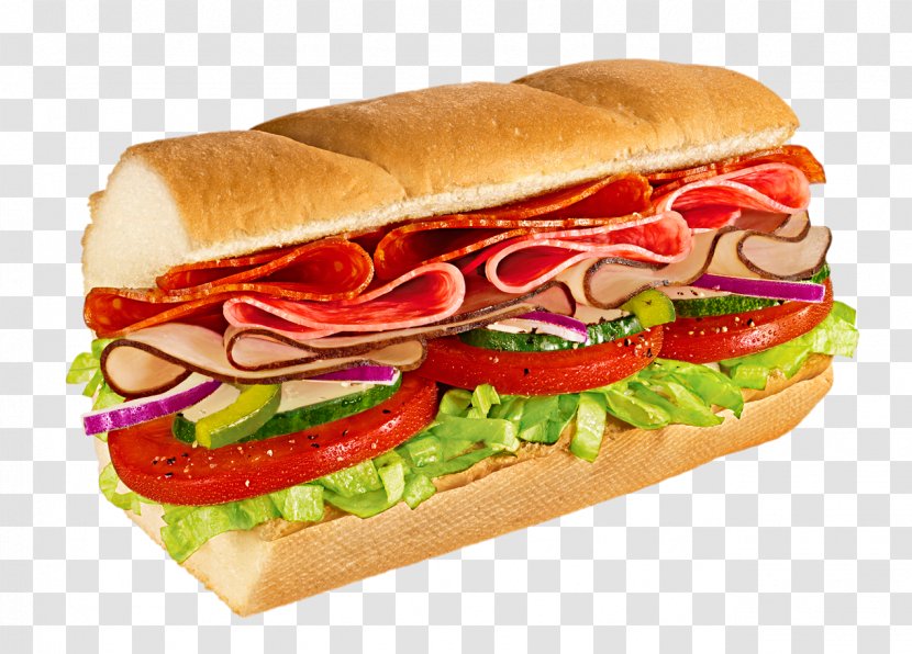 Ham And Cheese Sandwich Submarine Fast Food Cheeseburger Subway Transparent PNG