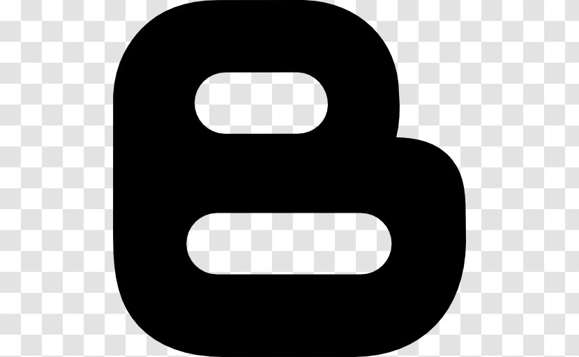 Symbol Blogger Logo - Black - Blog Transparent PNG