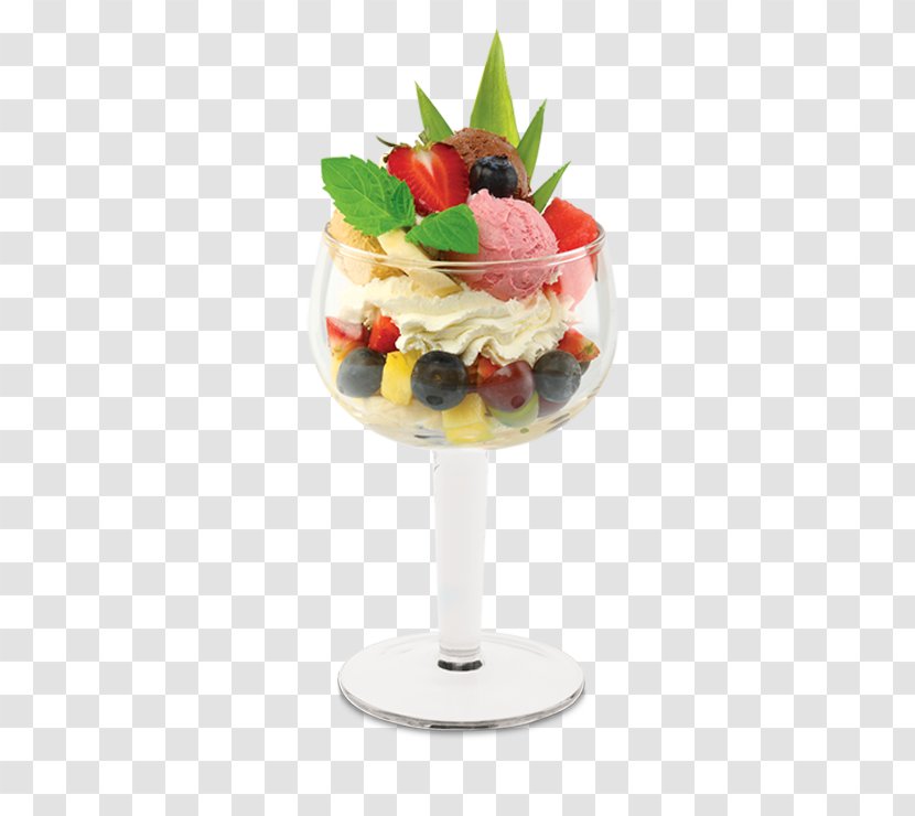 Sundae Ice Cream Fruit Salad Dessert Carte D'Or - Garnish - Cafe Menu Transparent PNG