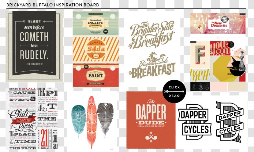 Logo Graphic Design Mood Board - Poster Transparent PNG