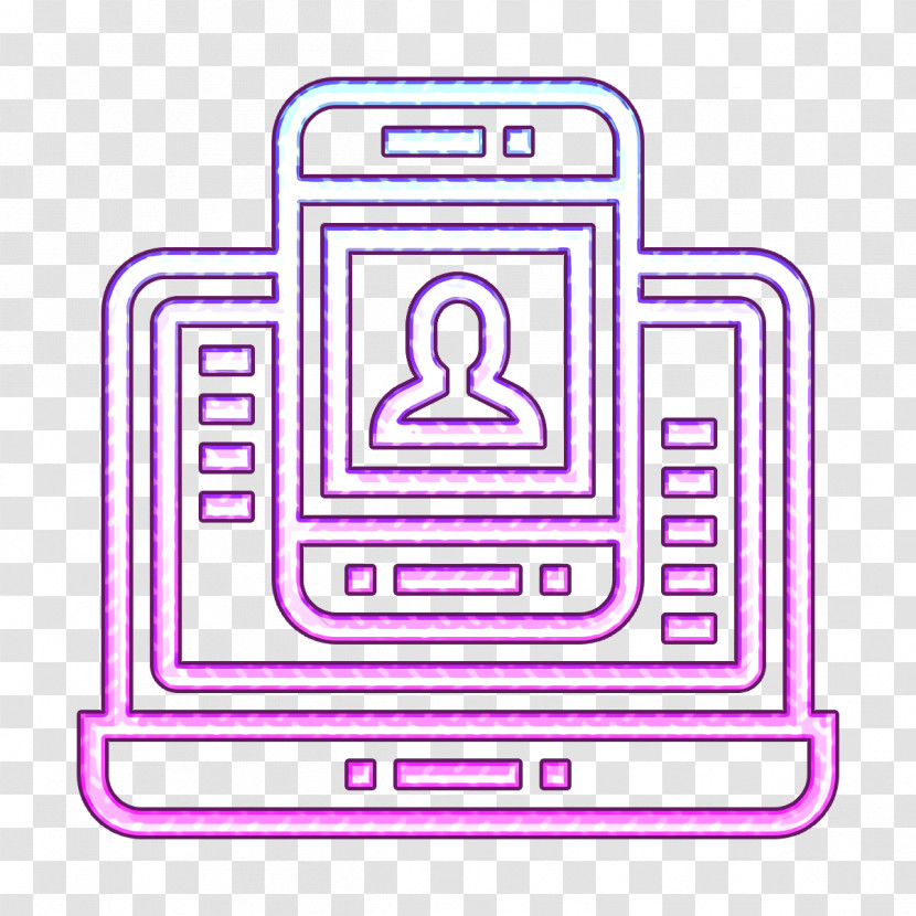 Digital Banking Icon Contact Icon Contact Information Icon Transparent PNG