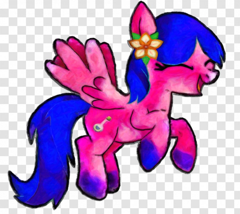 Pony Martini Drawing Mai Tai - Flower - Cartoon Transparent PNG