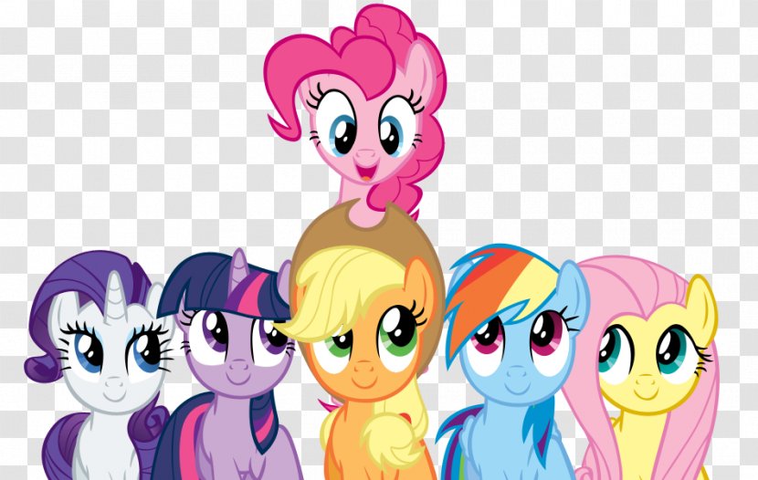 Twilight Sparkle Applejack Pinkie Pie Rarity Rainbow Dash - Frame - MY LITTLE PONY PARTY Transparent PNG