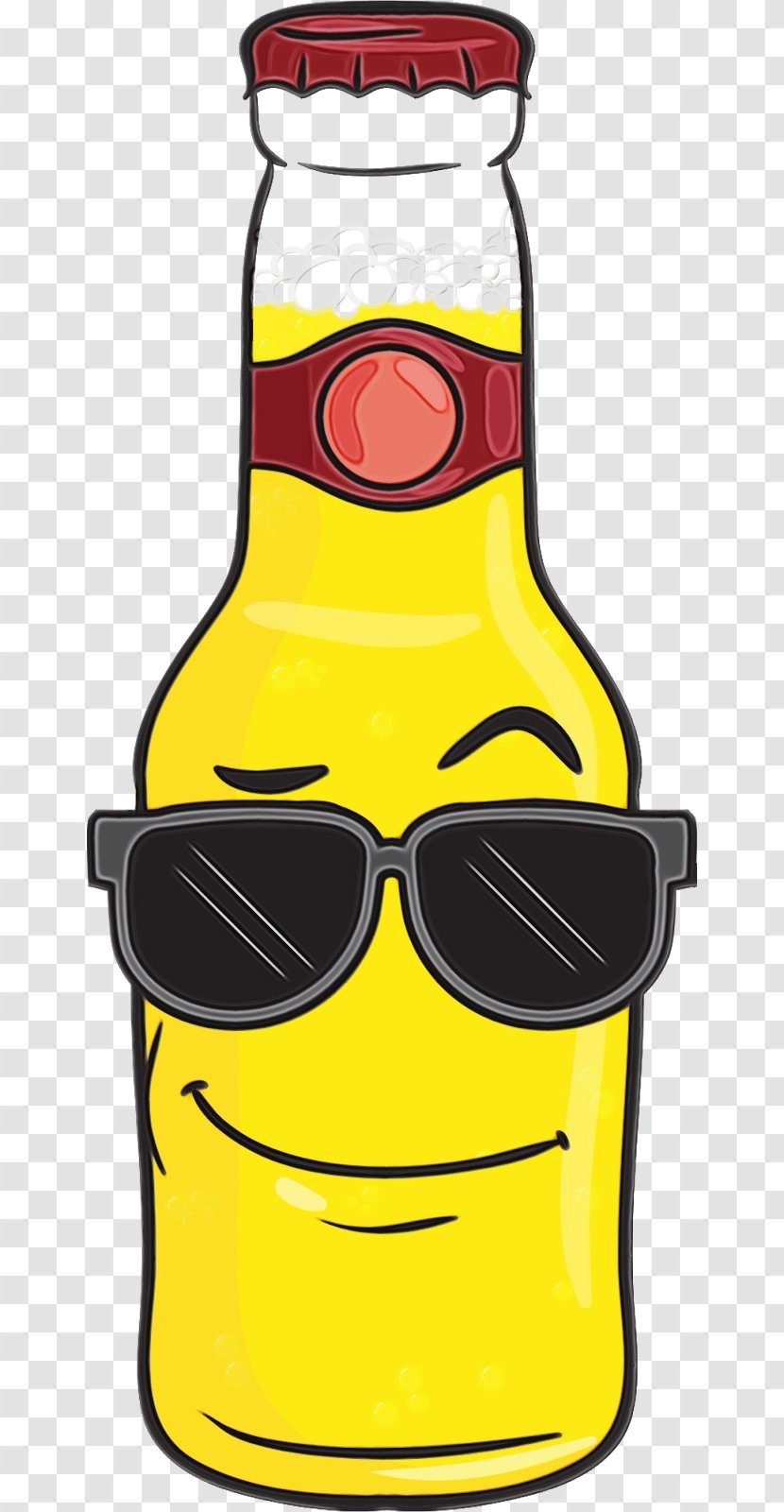 Watercolor Cartoon - Alcoholic Beverages - Emoticon Personal Protective Equipment Transparent PNG