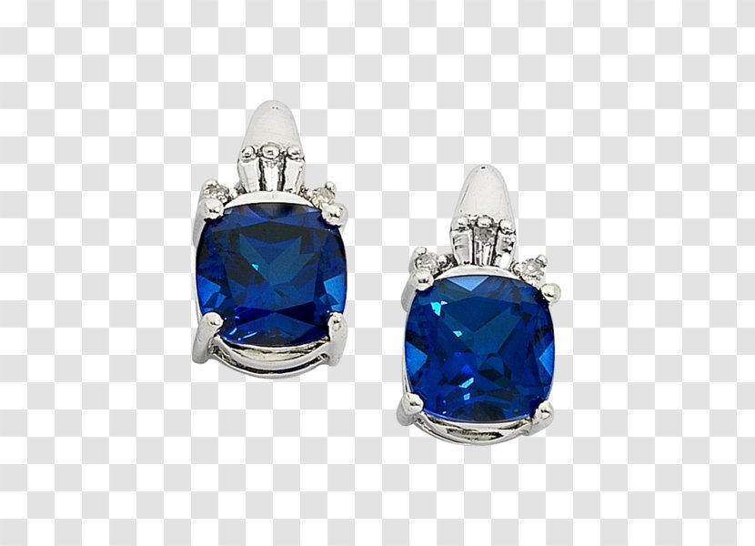 Sapphire Earring Jewellery Gemstone - Diamond - Gold Transparent PNG