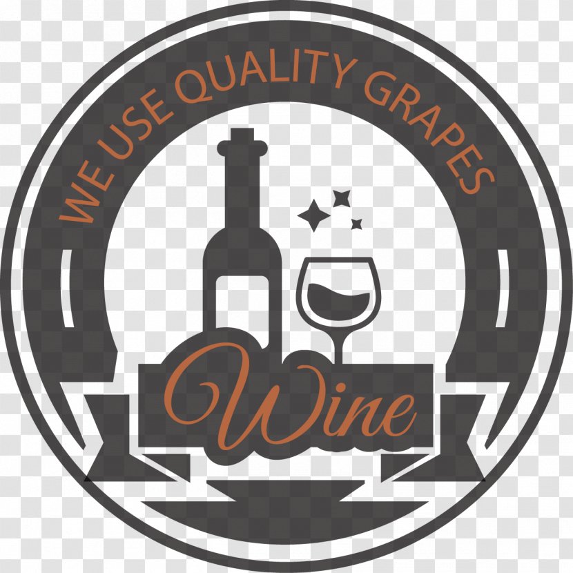 Wine Label Logo - Alcoholic Beverage - Vintage Vector Material Transparent PNG