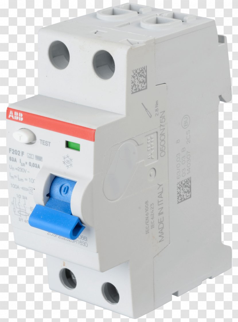 Circuit Breaker Residual-current Device Electrical Switches ABB Group Ampere - Residualcurrent Transparent PNG