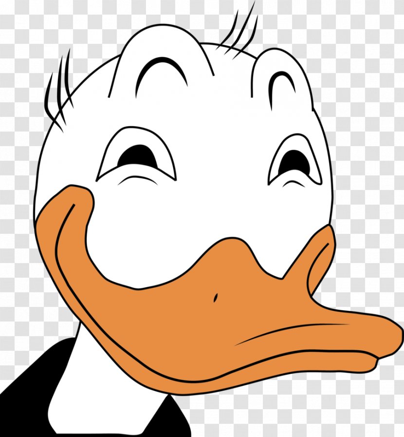 Donald Duck Clip Art - Smile - Face Transparent PNG