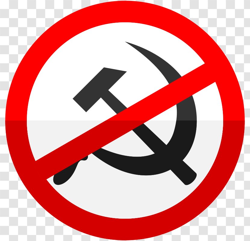 Anti-communism T-shirt Communist Symbolism Party - Signage Transparent PNG