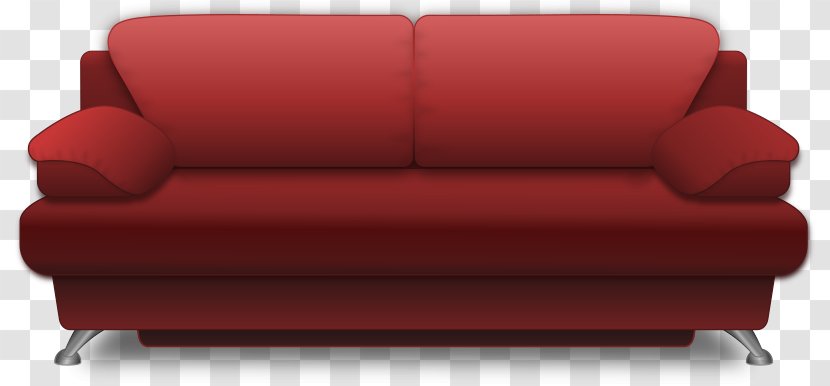 Table Couch Living Room Red Sofa Bed - Coffee Tables Transparent PNG