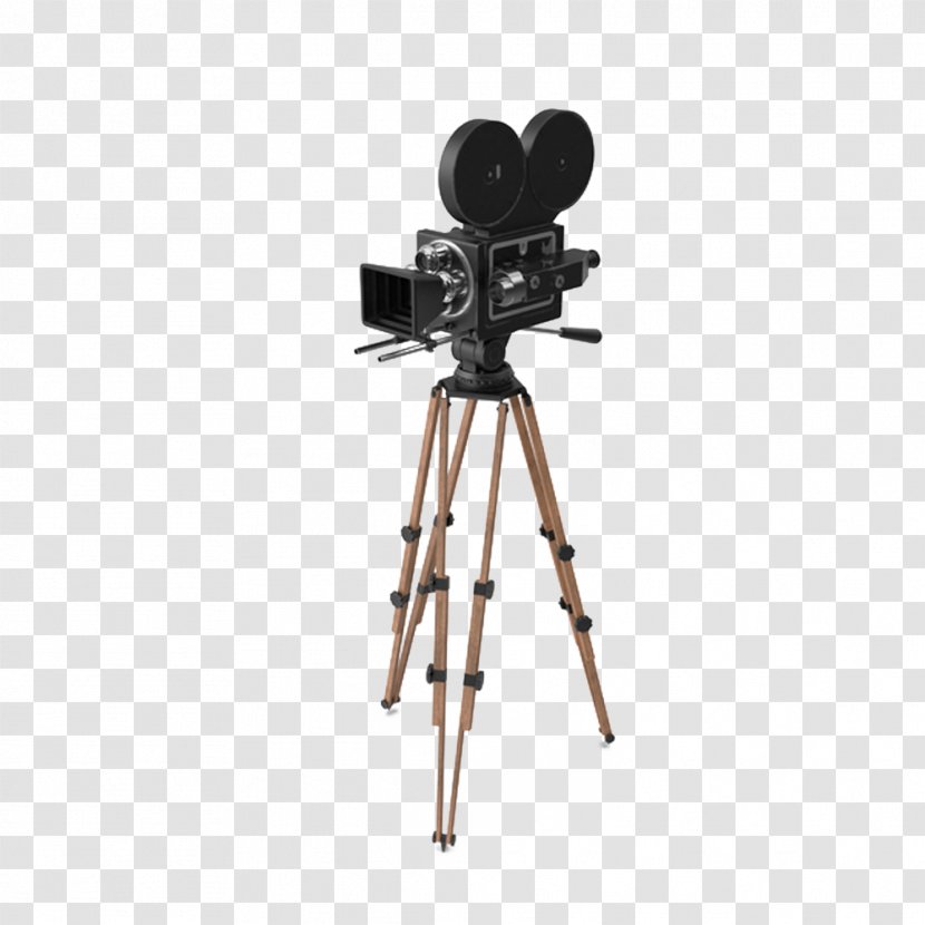 Video Camera Tripod Photographic Film Photography - Movie - Vintage And Transparent PNG
