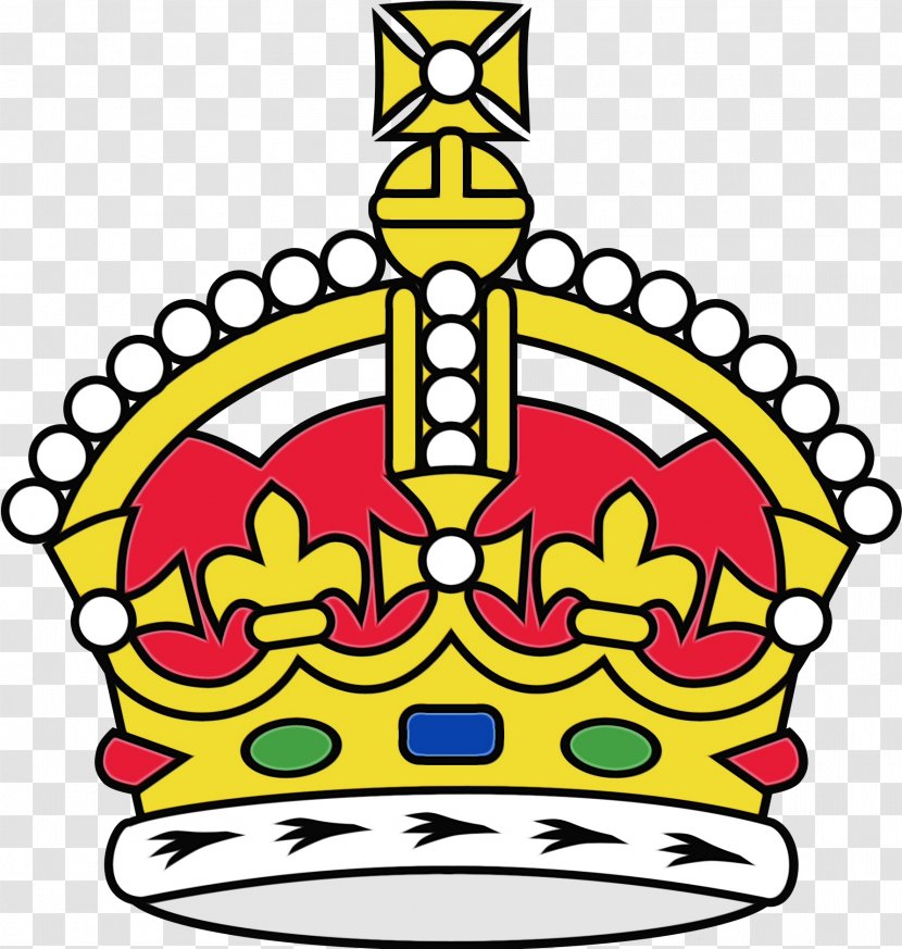 Cartoon Crown - Symbol - Yellow Transparent PNG
