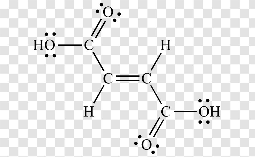 Fumaric Acid Malonic Lewis Structure Propionic - Carboxylic - Succinic Transparent PNG