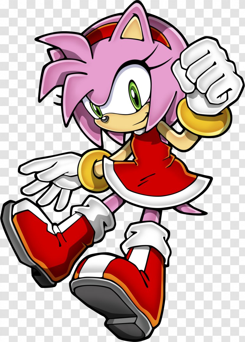 Sonic The Hedgehog Amy Rose CD Knuckles Echidna Battle - Watercolor - Mouse Trap Transparent PNG