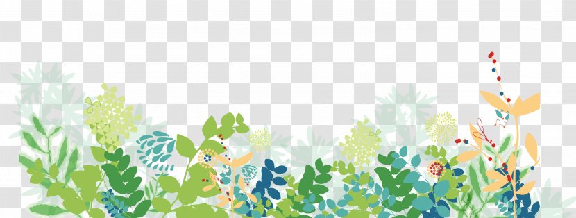 Flower Download CorelDRAW - Flora - Green Fresh Grass Border Texture Transparent PNG