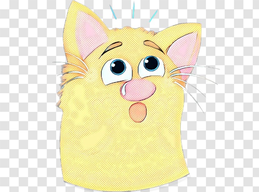 Kitten Cartoon - Gesture Smile Transparent PNG