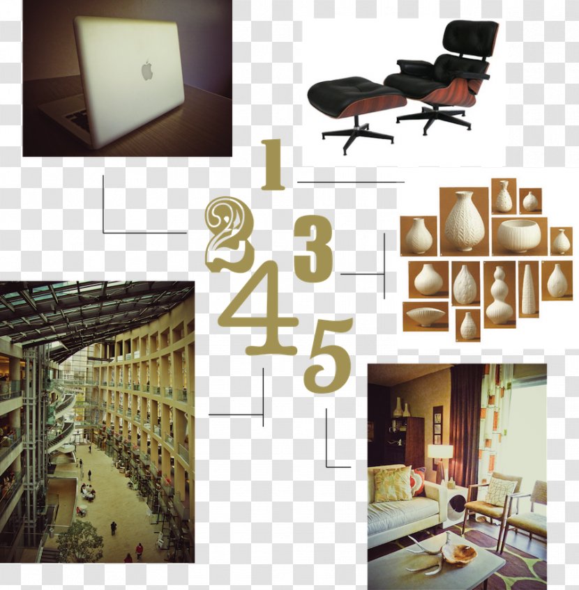 Eames Lounge Chair Furniture Industrial Design Interior Services Transparent PNG