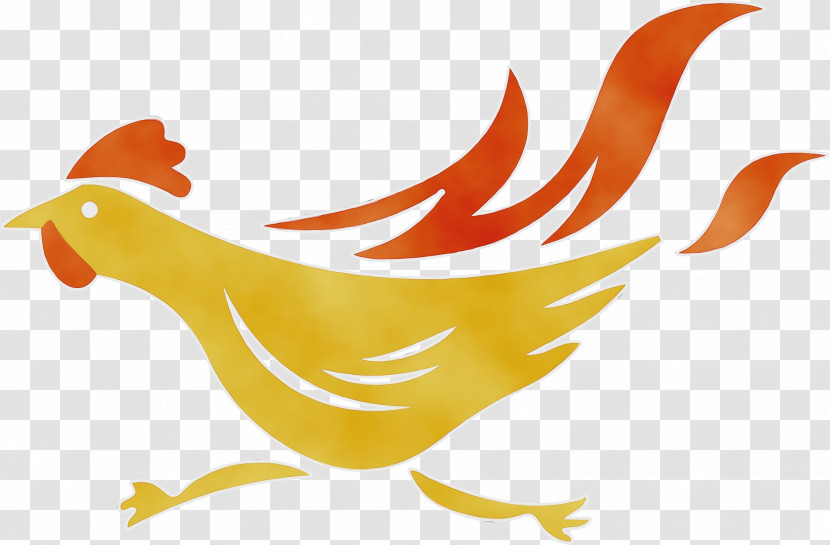 Chicken Rooster Bird Livestock Sticker Transparent PNG