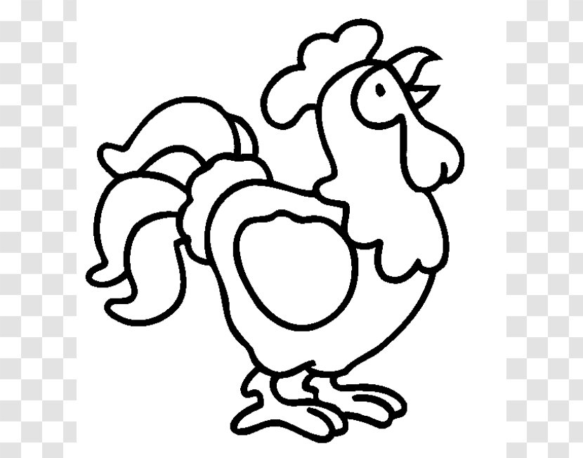 Chicken Coloring Book Rooster Poultry Farming Cock Egg - Watercolor - Farm Animal Drawings Transparent PNG