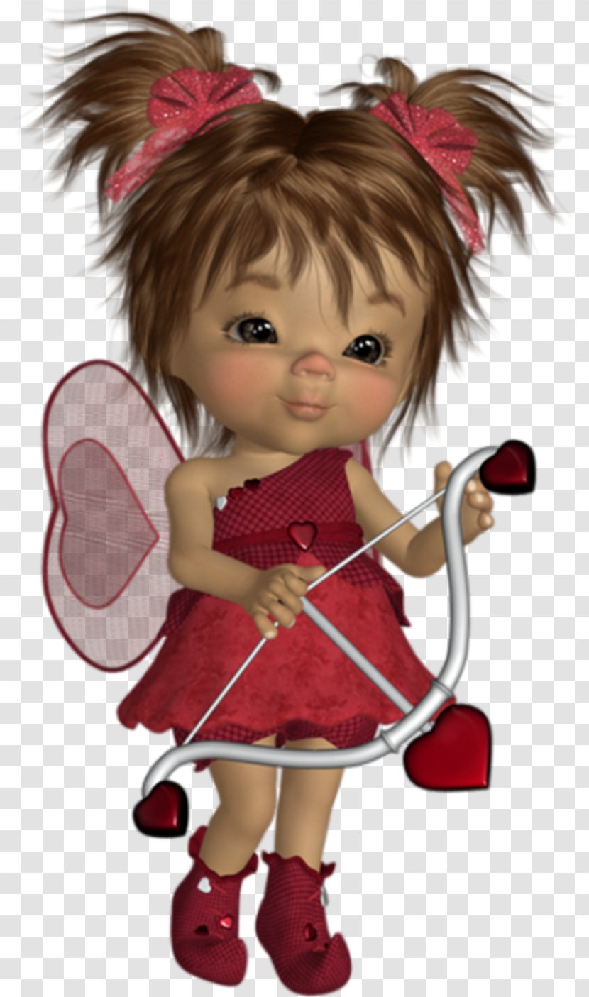 Clip Art Illustration Image Child - Silhouette - Pink Doll Transparent PNG