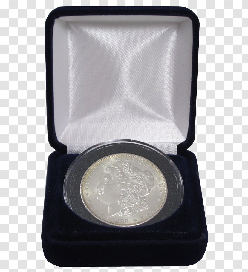 Silver Coin - Money - Velvet Box Transparent PNG